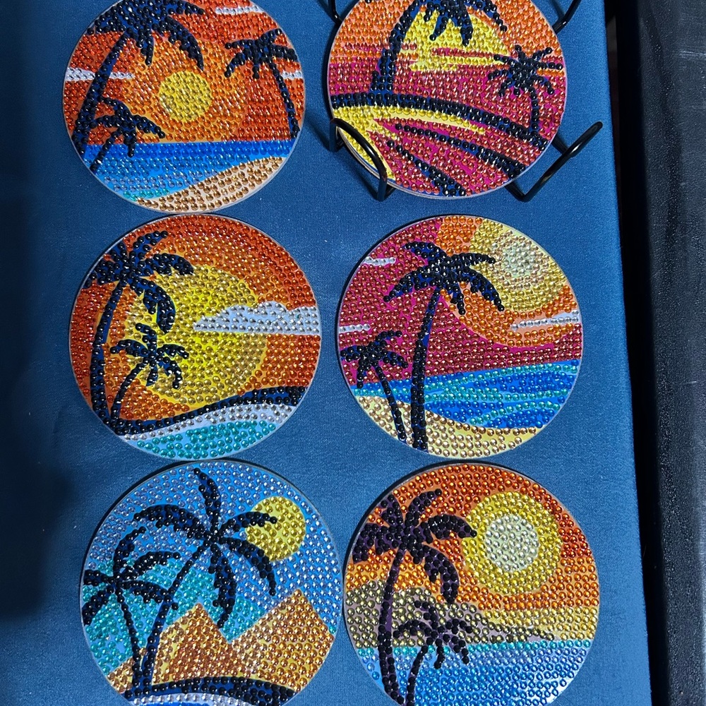 Coasters Palm Designs handmade
